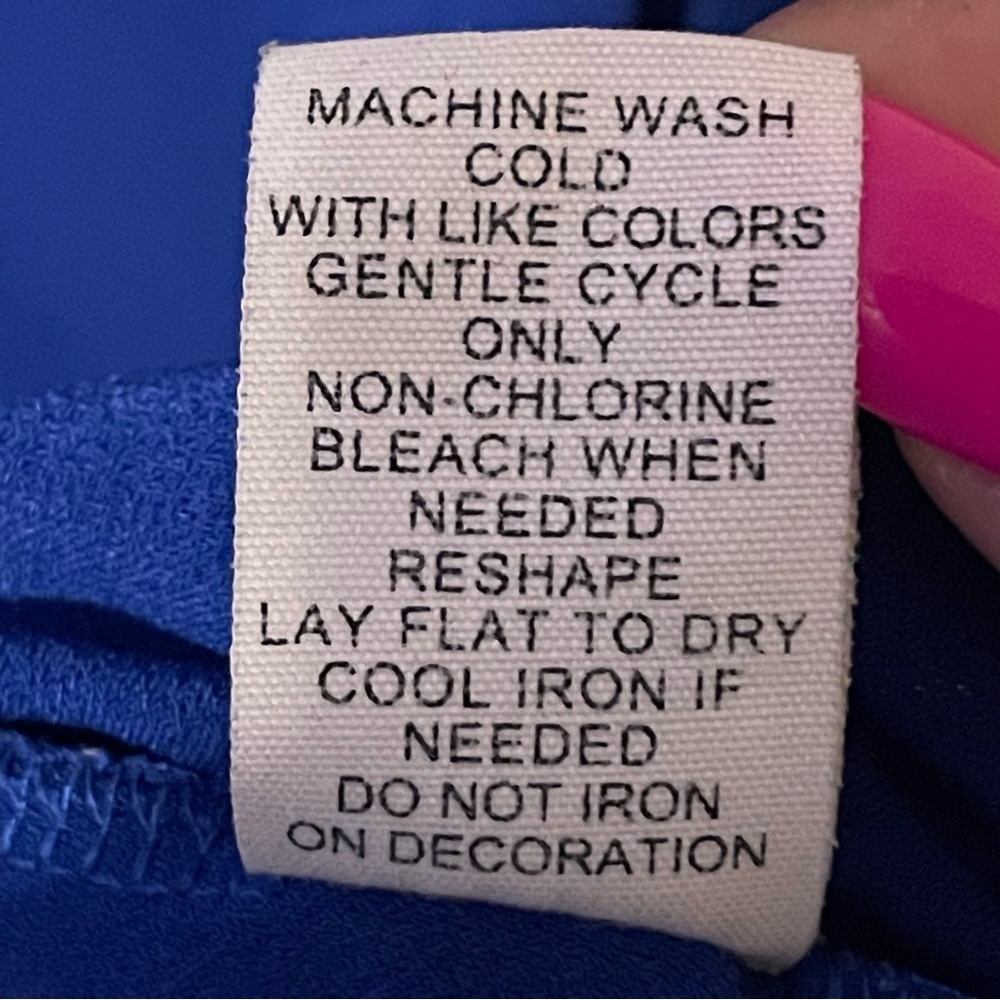 89th + Madison Royal Blue Zip Up Sleeveless Blouse Sz. 3X - Picture 9 of 11